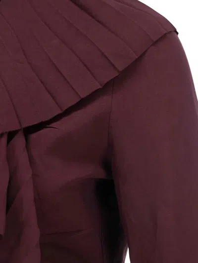 Alexander Mcqueen Shirts In Burgundy