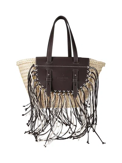 Cuba Lab Tropicana Fringe-details Shoulder Bag