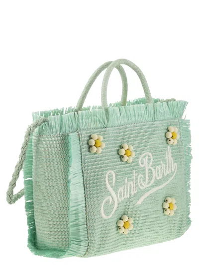 Mc2 Saint Barth Colette - Straw-effect Bag With Embroidered Logo