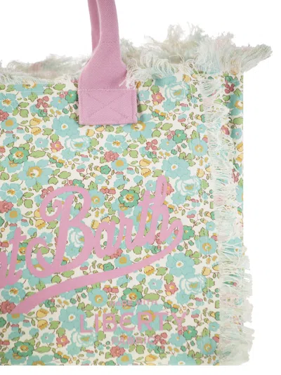 Mc2 Saint Barth Vanity - Canvas Bag With Floral Print