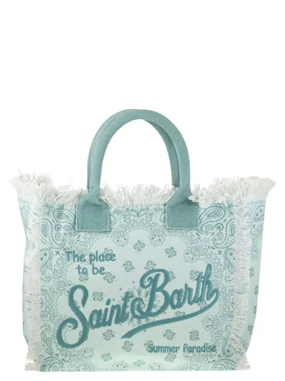 Mc2 Saint Barth Vanity - Canvas Bag With Bandana Print