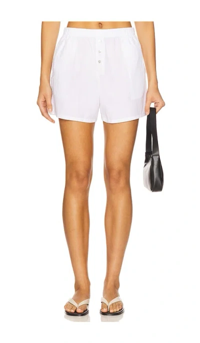 Donni Sandwash Boxer Short In White