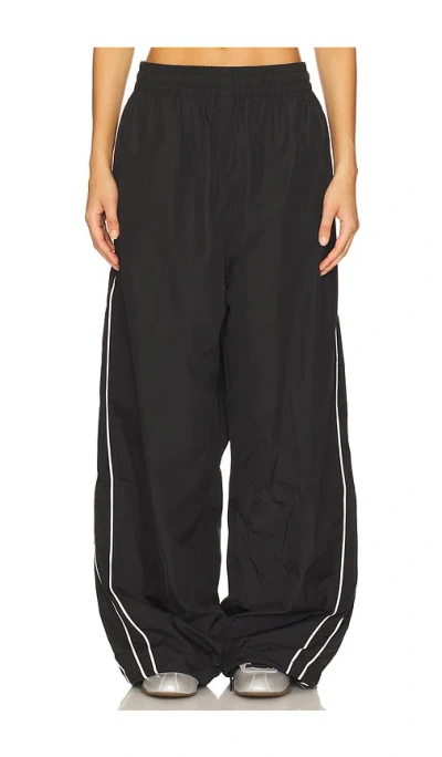 Jaded London Micro Fibre Xl Jogger Pant In Black