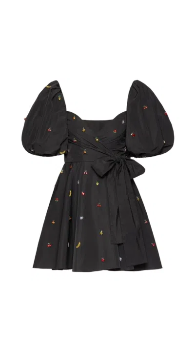 Valentino Mini Dress In Black