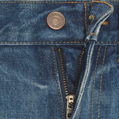 Celine Large Flared Jeans In Union Wash