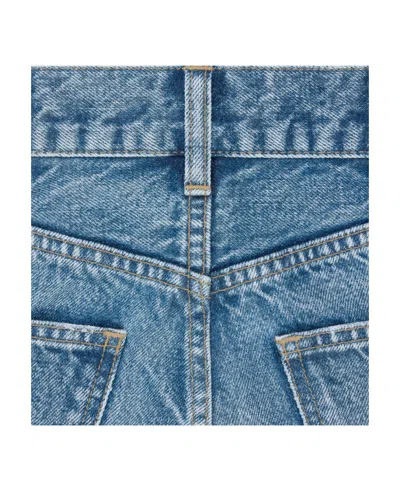 Celine Kitty Jeans In Clear Sky Rinse Denim In Blue
