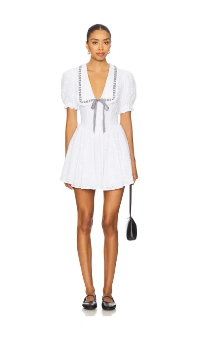 Majorelle Graciela Mini Dress In White