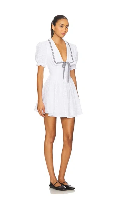 Majorelle Graciela Mini Dress In White