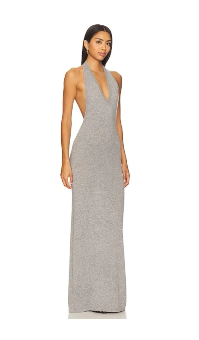 Nili Lotan Shaya Cashmere Sweater Dress In Gray