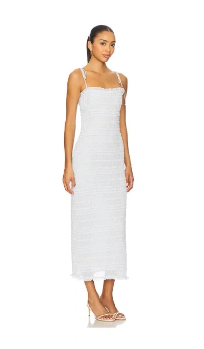 Majorelle Olivia Midi Dress In White