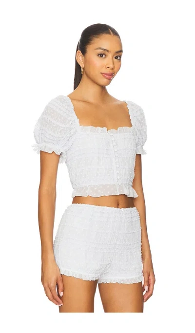 Majorelle Olivia Top In Yellow