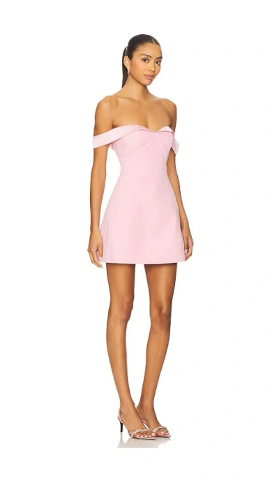 Runaway The Label Ebony Mini Dress In Pink