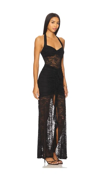 Runaway The Label Annika Maxi Dress In Black