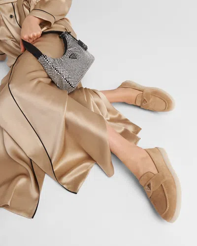 Prada Suede Leather Loafers