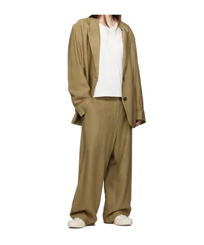 Studio Nicholson Khaki Conde Blazer In Brown