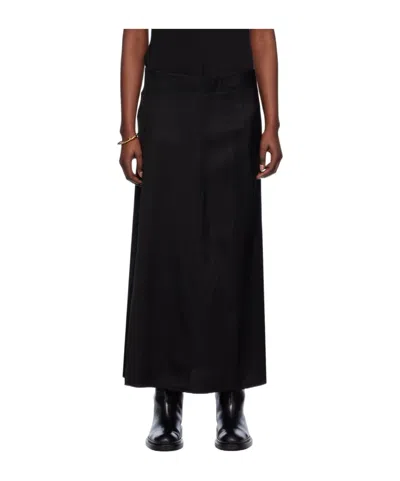 Studio Nicholson Jaya Draped Maxi Skirt