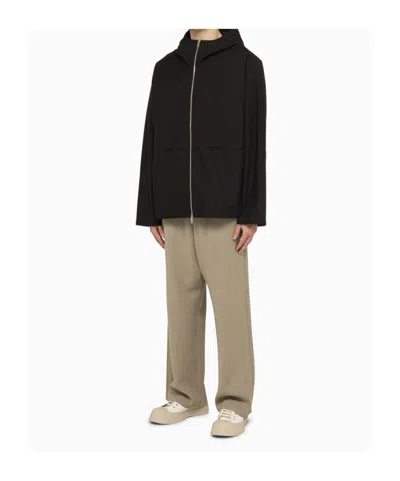 Studio Nicholson Gale Zip-up Track Jacket In Black