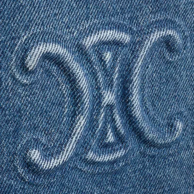 Celine Large Cabas In Denim With