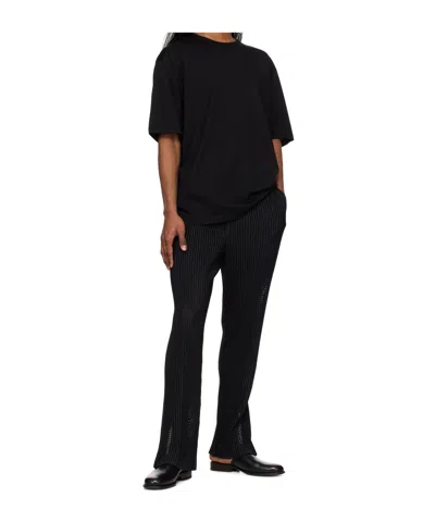 Issey Miyake Black Basics Trousers In Black