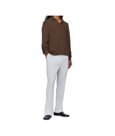 Issey Miyake Tailored Pleats 1 Casual Pants In White
