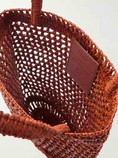 Chloé Banana Embellished Embroidered Shoulder Bag