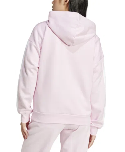 Adidas Originals Women's 3-stripe Logo Zip Hooded Track Jacket