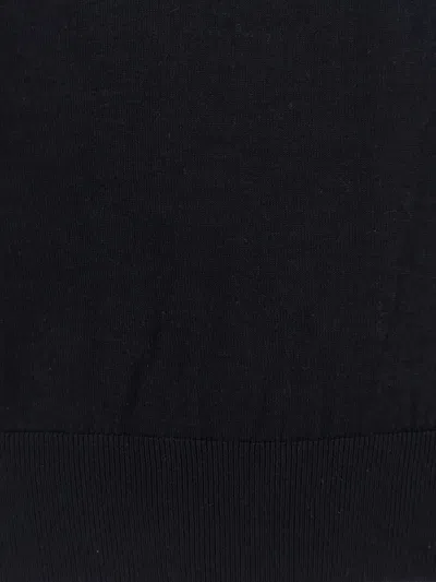 Hugo Boss Wool Silk Cashmere Sweater Crew-neck In Blue