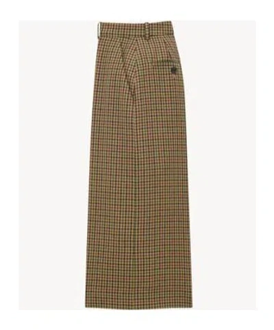 Saint Laurent Culottes In Wool Check