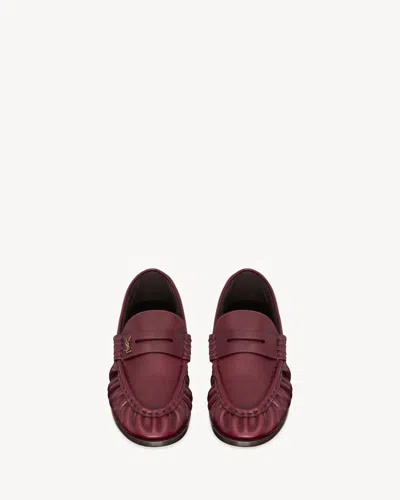 Saint Laurent Le Loafer Supple In Smooth Leather