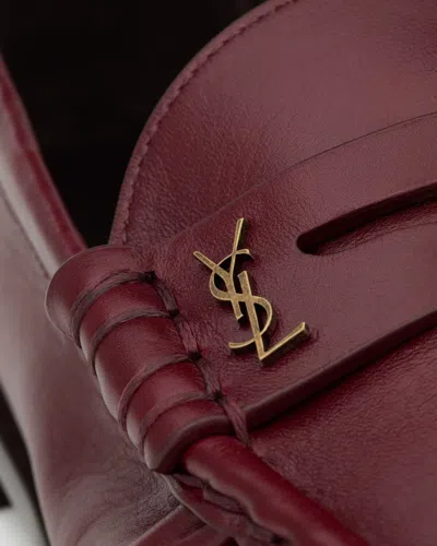 Saint Laurent Le Loafer Supple In Smooth Leather