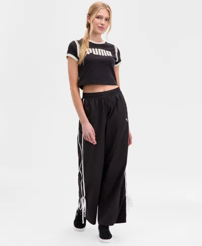 Puma Women's Modern Delight Bow-hem Loose Track Pants