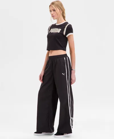 Puma Women's Modern Delight Bow-hem Loose Track Pants