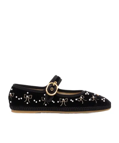 Valentino Round Toe Ballet Shoes