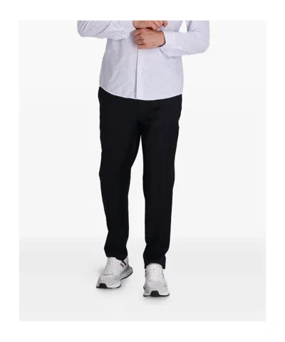 Hugo Boss Tapered Trousers In Black