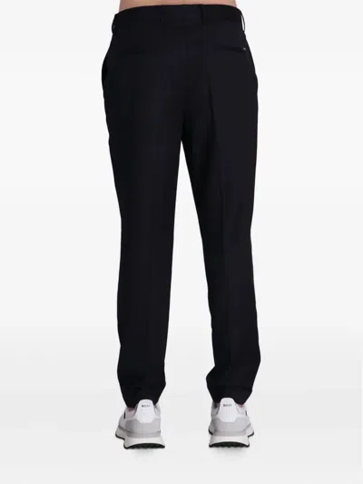 Hugo Boss Tapered Trousers In Black