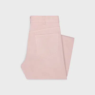 Celine Jolene Jeans In Rosewater Stone Wash Denim In Pink