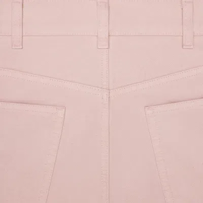 Celine Jolene Jeans In Rosewater Stone Wash Denim In Pink