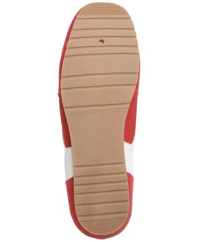 Wild Pair Women's Beccaa Lace-up Sneakers, Exclusively At Macy's In Red