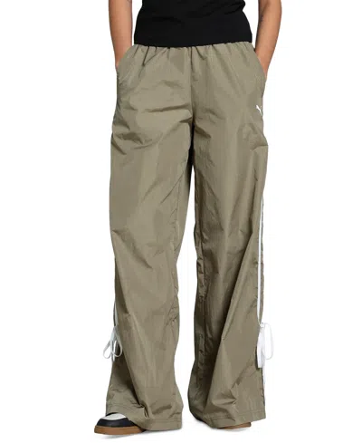 Puma Women's Modern Delight Bow-hem Loose Track Pants