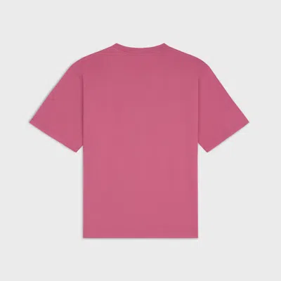 Celine Loose T-shirt In Cotton Jersey In Pink