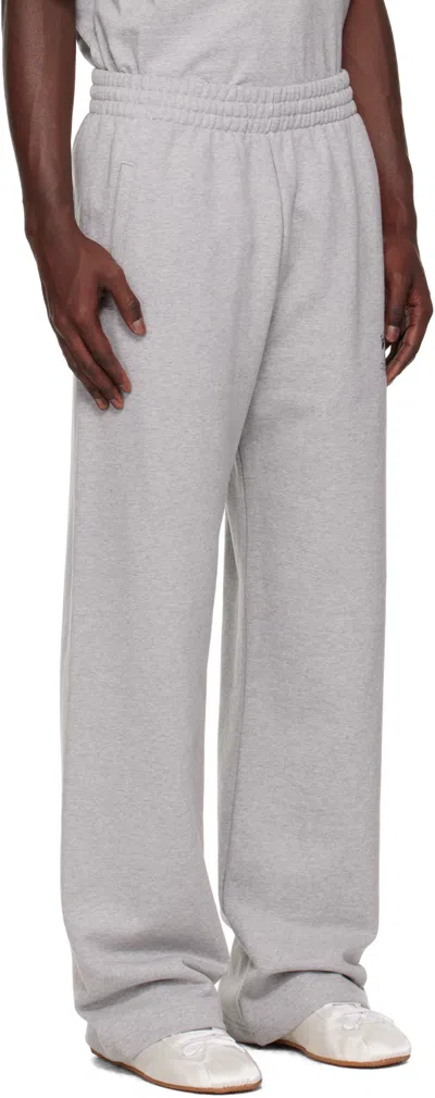 We11 Done Elastic Waist Sweatpants In White
