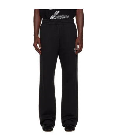 We11 Done Elastic Waist Sweatpants In Black