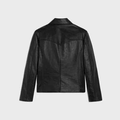 Celine Blouson In Lambskin In Black