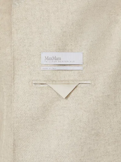 Max Mara Single Breasted Blazer In Neutral
