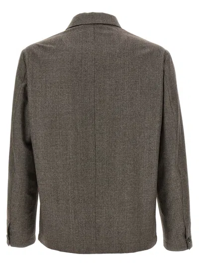 Barena Venezia Barena 'visal' Overshirt In Brown