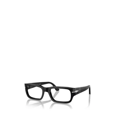 Persol Adrien 58mm Rectangular Optical Glasses In Black
