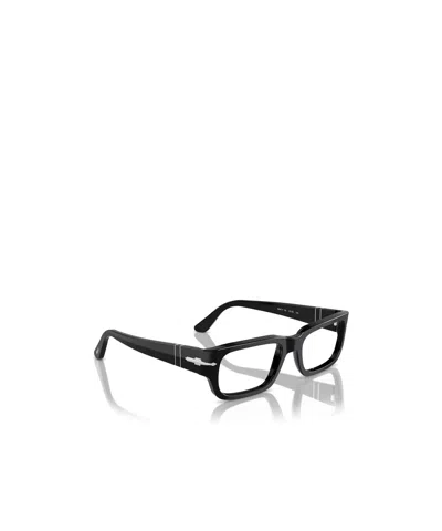 Persol Adrien 58mm Rectangular Optical Glasses In Black