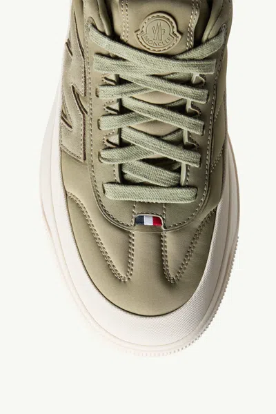 Moncler Sneakers En Nubuck Et Daim Altive In Green