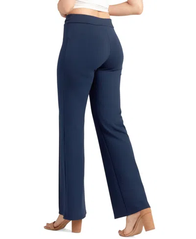 Bcx Juniors' Solid Pull-on Belted Pants In Blue