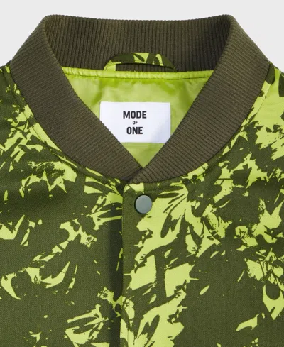 Mode Of One Men's Abstracted Floral Regular-fit Printed 9" Cargo Shorts, Macy's Exclusive In Green